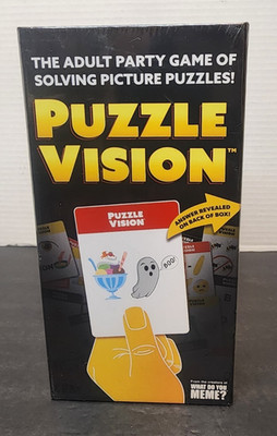 Puzzle Vision - The Adult Party Game Of Solving Picture Puzzles! NIB Sealed #1
