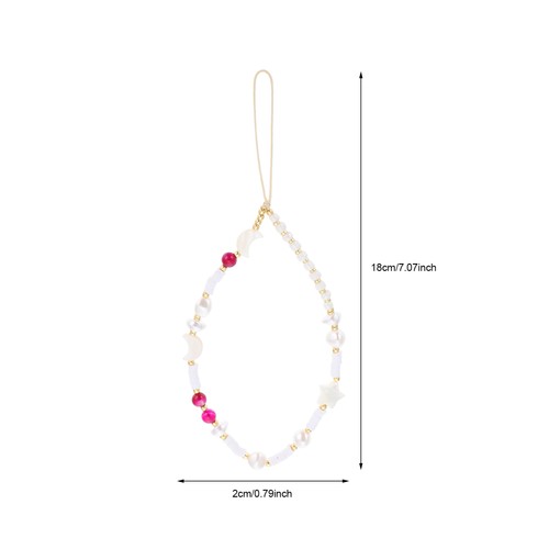 Perle Handykette Armband Mit Handyanhänger Anti Verlorenes Telefon Lanyard - 第 2/12 張圖片