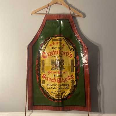 Crawfords Scotch Whisky Vintage PVC Schürze