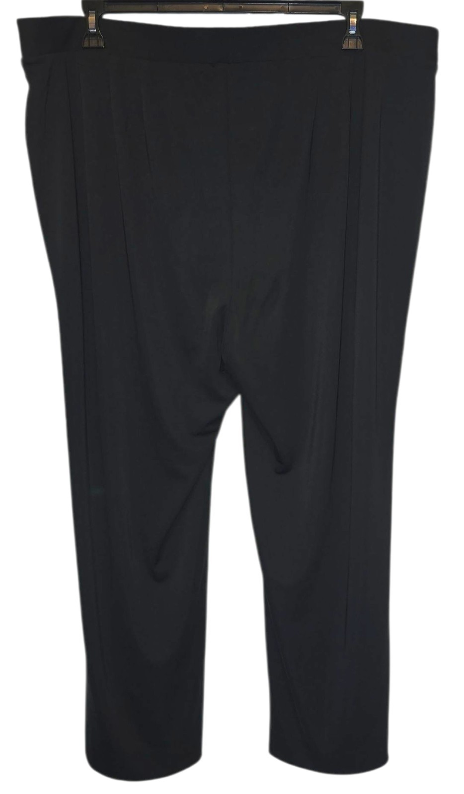 Talbots Solid Black Stretchy Pull On Pants Size 3… - image 2