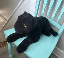 Aurora Black Panther Plush Stuffed Animal Green Eyes Small 2022 MPN MAY2022