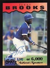 Jerry Brooks 1996 Signature Rookies Preview Autographs Auto