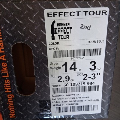 Hammer Effect Tour bowling ball 14 LB new in box #058 | eBay