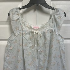 Carriage Court Nightgown Floral Women s Medium Sleeveless