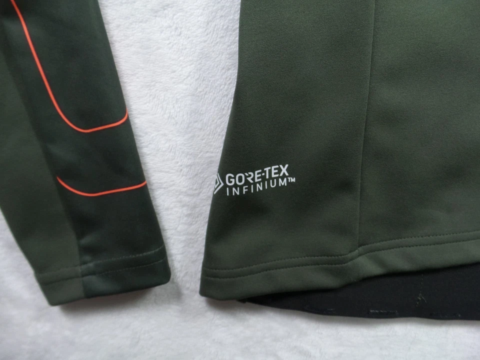 Chaqueta de ciclismo Castelli para mujer talla pequeña verde cremallera completa transición elástica nueva con etiquetas Foto 3 de 4