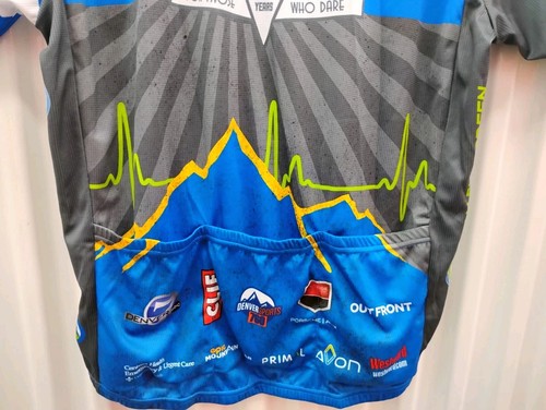 NWT Primal Wear Cycling Jersey Full Zip Evergreen Colorado Triple Bypass Sz-XL - Picture 9 of 10