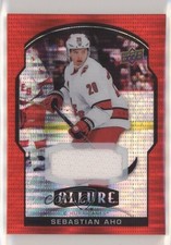 2020-21 Upper Deck Allure Red Rainbow Jerseys Sebastian Aho #56 zy1
