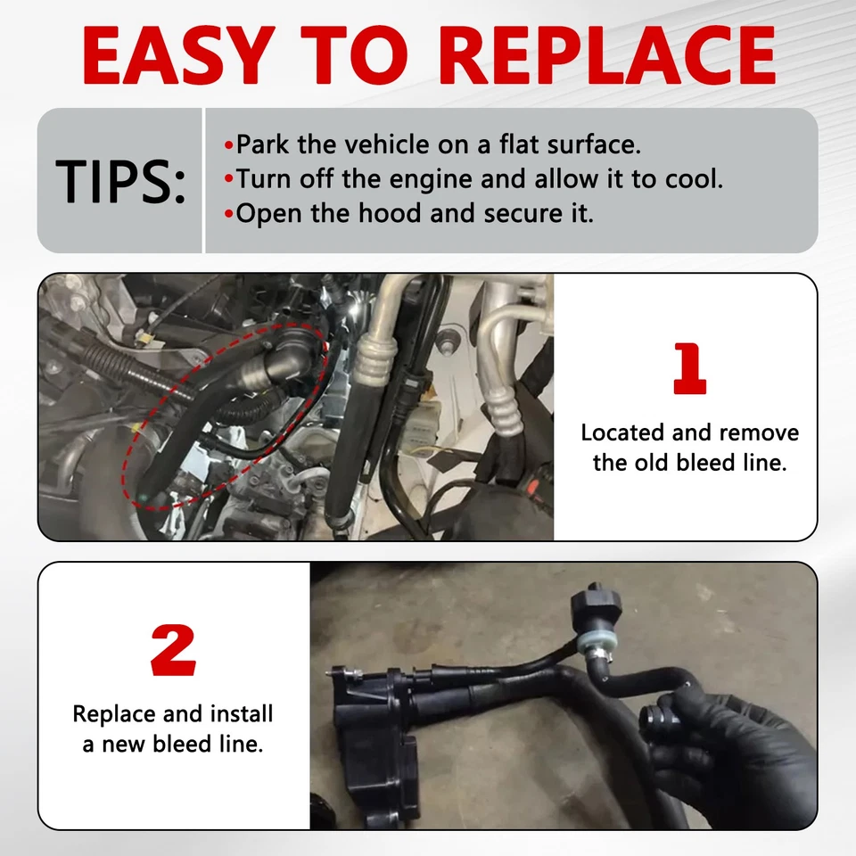 Línea de ventilación del motor para Benz W176 W246 C117 X156 CLA GLA 180 200 250 2700180800 Foto 2 de 4