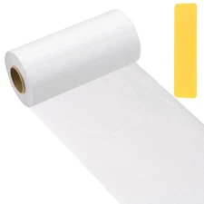 4.7x33' Self-Adhesive Wood Grain Repair Tape with Scraper, White Wood Grain