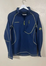 Mammut 1/2 Zip Pullover Men's Small Made In Portugal - Excellent Condition