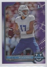 2021-22 Bowman U Chrome Prospects Purple Refractor Nick Starkel #42 c2a