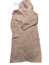 Pretty Little Thing tan trench coat with hood #trenchcoat #outerwear Sz UK 4