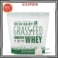 Grass Fed Whey Protein Powder Isolate - Unflavored - Unsweetened - Certified