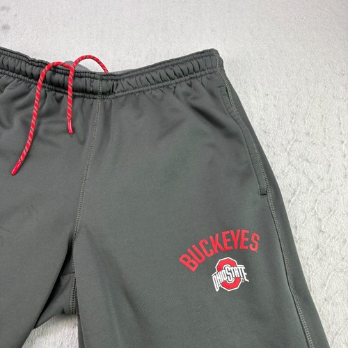 Ohio State Buckeyes Nike Sweatpants Mens Medium Gray Therma Fit Lounge NCAA - Picture 3 of 12