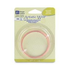 Artistic Wire, 21 Gauge, Flat, 3 mm 3 x .75 / 0.12 in x 0.03 in, Copper