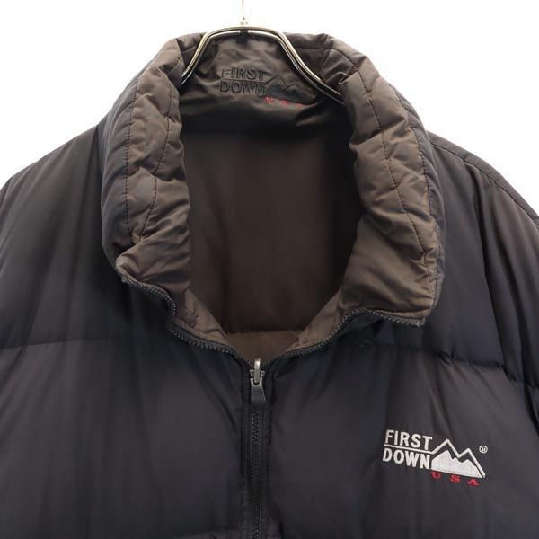 FIRSTDOWN reversible Down jacket 5L Black series … - image 3