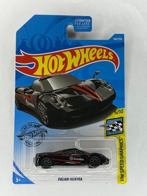 NEW Hot Wheels Pagani Huayra 148/250 HW   Speed Graphics 5/10 Black New Nip