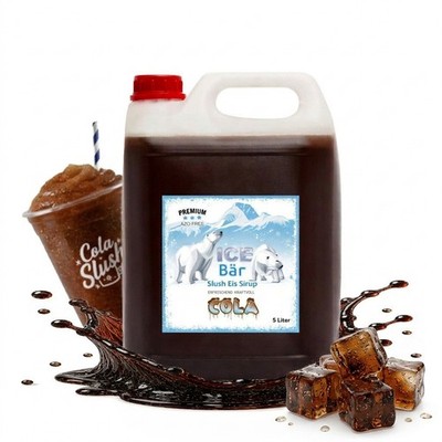 Hopser Funfood Ice Bär Slush Sirup Cola 5L 1:5 AZO frei ohne Glyzerin Konzentrat