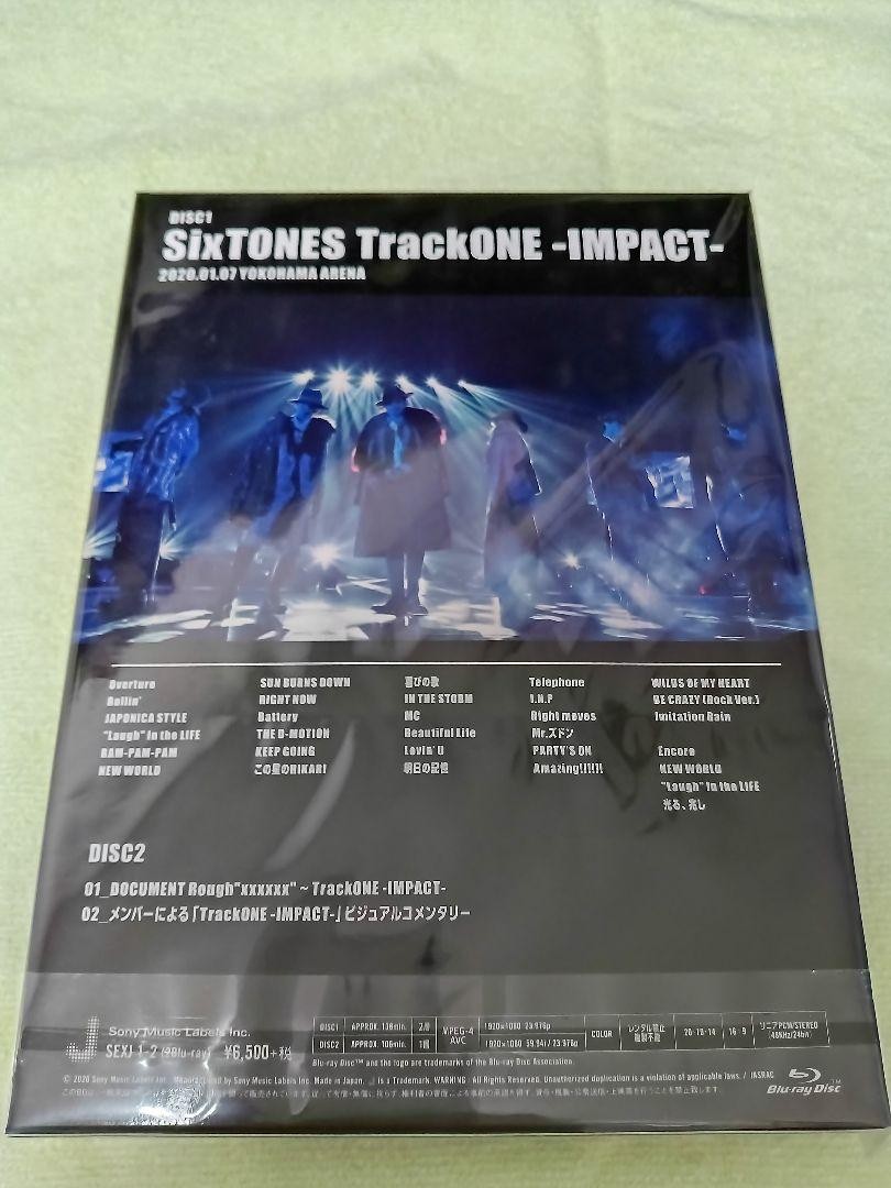 SixTONES Trackone Impact First Edition Blu-ray Japan New