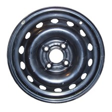New 14x5.5 Painted Black Wheel Fits 2009-2011 Chevrolet Aveo 5 560-06586