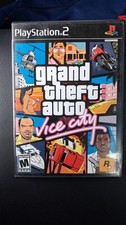 Grand Theft Auto Vice City PlayStation 2 CIB Black Label With Poster 