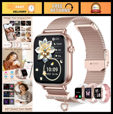 Smart Watch for Women - 1.83'' Fitness Tracker, Heart Rate Monitor, Bluetooth Cal