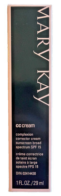 NIB Mary Kay CC Complexion Corrector Cream Lt - Med SPF 15 1 oz 02414430 01/27