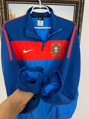 Vintage Nike Portugal Football Blue Jacket Soccer Mens Track Top