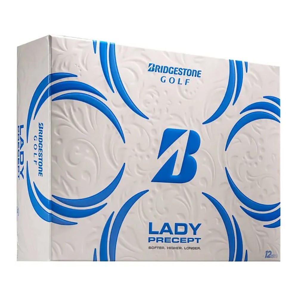 Мячи для гольфа Bridgestone Lady Precept 2021 - 1 дюжина белых 6290₽