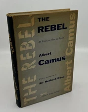 The Rebel Albert Camus 1954 1st American Ed 1st Printing HC/DJ VG/F
