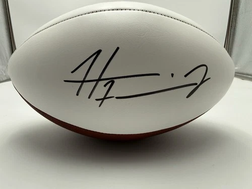 Harold Fannin Jr. Signed Full Size NFL Cleveland Browns Team Football SWAU COA