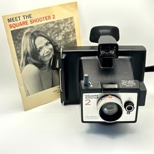 Vintage Polaroid Square Shooter 2 Land Camera with Manual