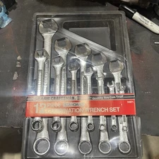 NOS  12pc SEARS CRAFTSMAN 12pt SAE Comb Wrench Set Chrome Molybdenum 4971 NEW 