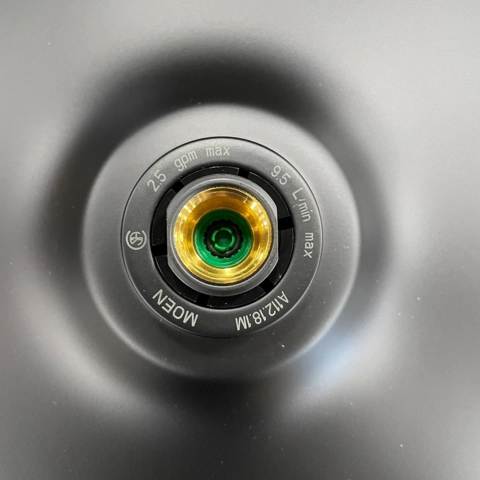 Moen S112WR Waterhill 锻铁 10 英寸单功能雨淋浴喷头 — 第 2/4 张图片