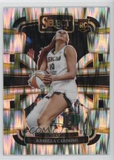 2024 Select WNBA Concourse Silver Flash Prizm Kamilla Cardoso #33 Rookie RC 13c5