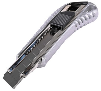 18 mm Profi Alu Cuttermesser / Abbrechmesser mit Rastervorschub und Auto-Stopp