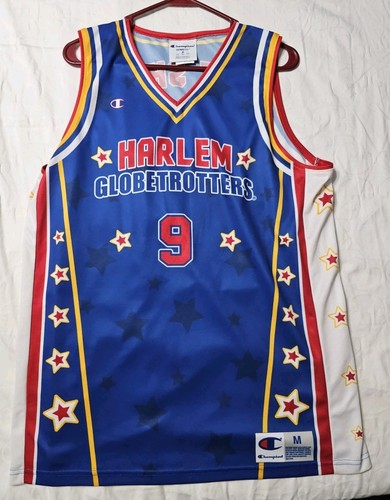 Harlem Globetrotters Champion Basketball Jersey #9 Hot Shot Swanson Adult Size M