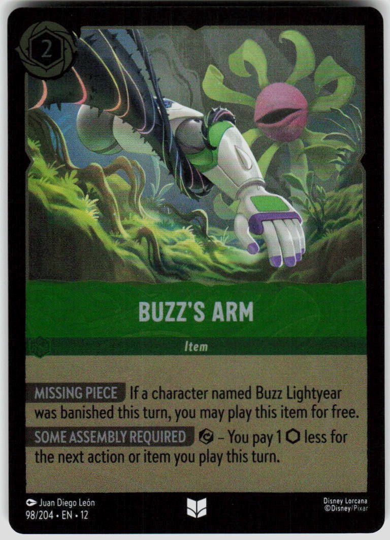 Buzz's Arm Foil 98/204 Wilds Unknown Disney Lorcana TCG