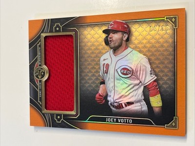 2022 Topps Triple Threads Jumbo Patch Joey Votto /18 Game Worn Jersey Relic Reds