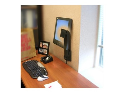 Ergotron Neo-Flex Wall Mount Lift NFW05L1B Befestigungskit Wandmontage für Flat