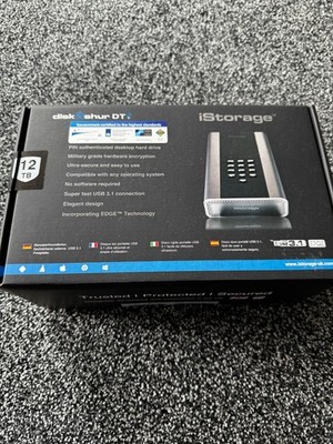 istorage diskashur DT2 12TB verschlüsselte Festplatte