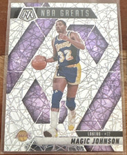 Panini 2024-25 Mosaic NBA Greats Magic Johnson Los Angeles Lakers #296