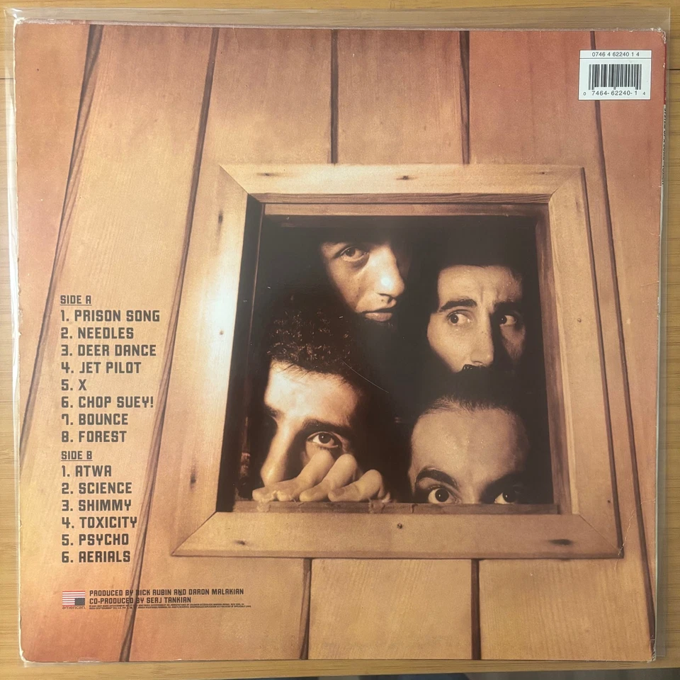 System Of A Down Toxicity US First Press 2001 VG+/VG Vinyl LP - Image 3 of 4