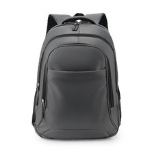 Solid color Travel Backpack Waterproof Backpack Travel College School Bag Grey