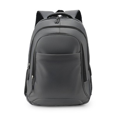 Solid color Travel Backpack Waterproof Backpack Travel College School Bag Grey