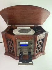 Innovative Technology ITTR-501 Turntable Stereo System CD Recorder AM/FM –Tested