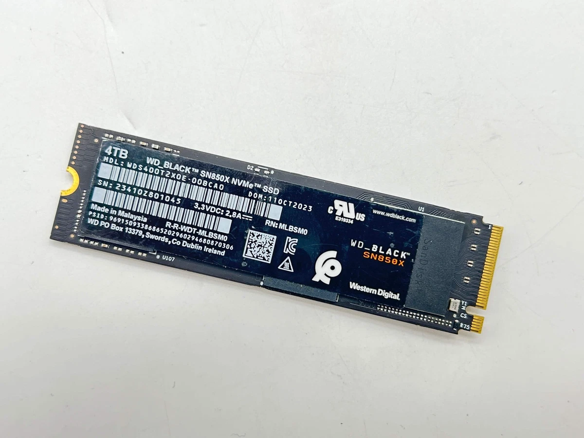 Western Digital Solid State Drives 4 TB Storage Capacity for sale