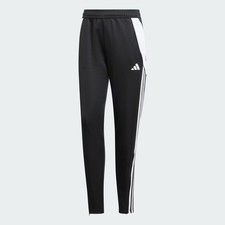 adidas Tiro 24 Training Pants, Size L Womens Black/White IJ7660 NEW