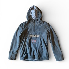 Napapijri Rainforest Winterjacke - dunkelgrün - Größe L - Anorak Fleece gefüttert