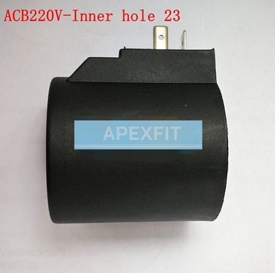 1PC New Fit For ACB220V-Inner bore 23 Hydraulic Solenoid Valve Coil Replacement